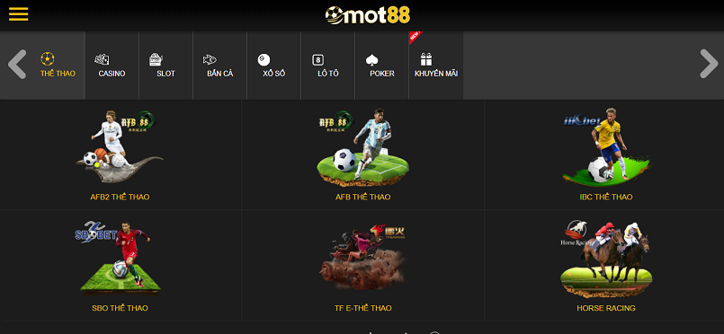 Nhà cái Mot88 có khá nhiều đặc điểm nổi bật giúp thu hút người chơi.